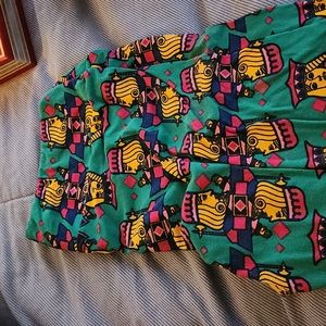 Lularoe leggings, size TC, poker theme